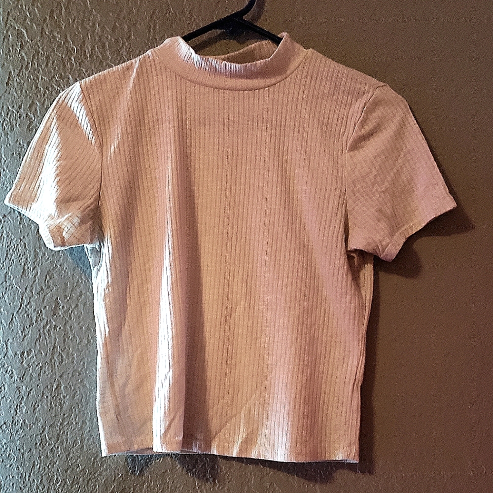 White High Neck Crop